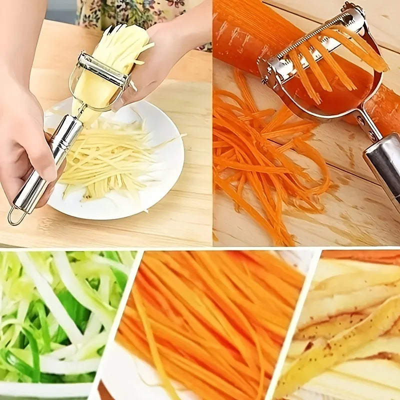 Stainless Steel Vegetable Peeler Multi-Function Fruit & Vegetable Peeling Tool