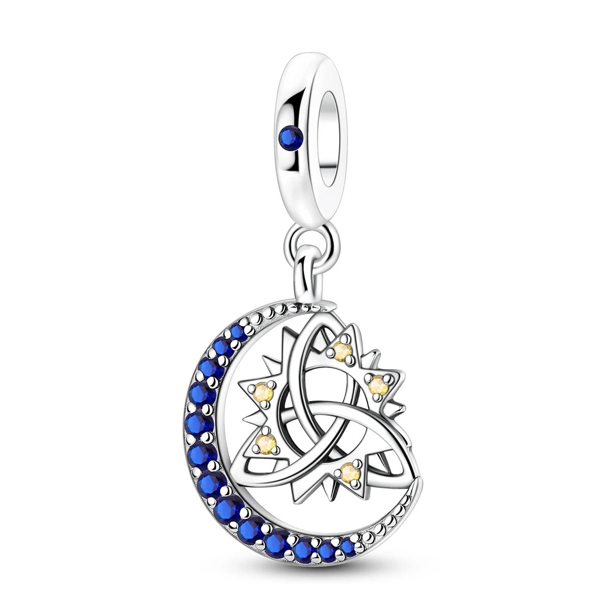 Silver Charm Star Dreamcatcher Jewelry Beads for Bracelet Making - Diy Woman Accessories