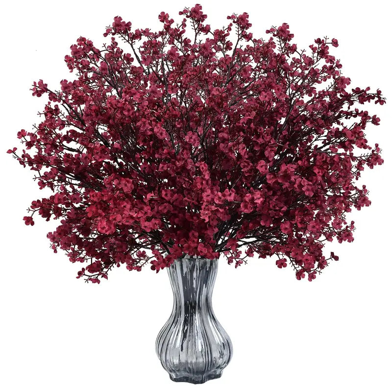 Artificial Baby's Breath Fake Flowers for Wedding & Home Decor - 3 or 5 Pcs