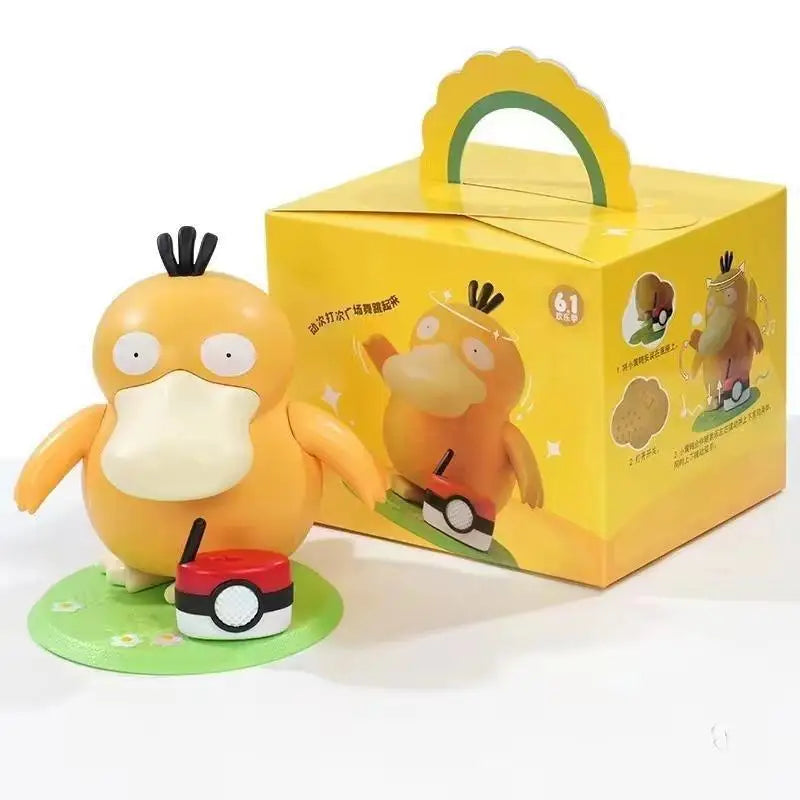 Dancing Singing Psyduck Action Figure Toy with Pikachu for Kids — Pokemon Collectible Model