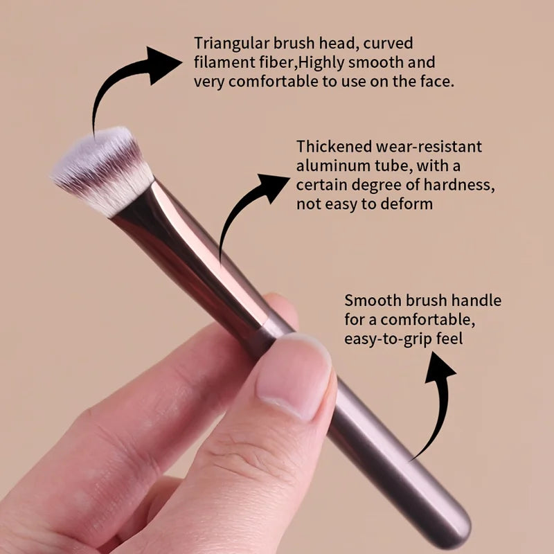 5-Piece Double-Ended Makeup Brush Set - Soft, Cruelty-Free, Vegan