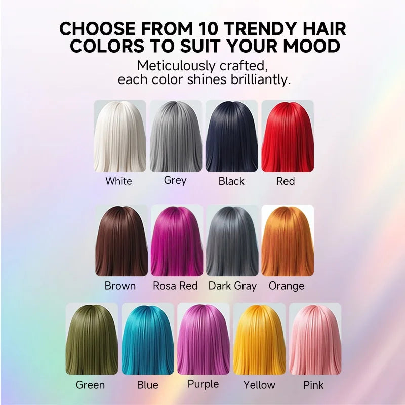 Temporary Hair Color Wax - Long Lasting, Washable Hair Styling Paste, Safe for Hair & Skin