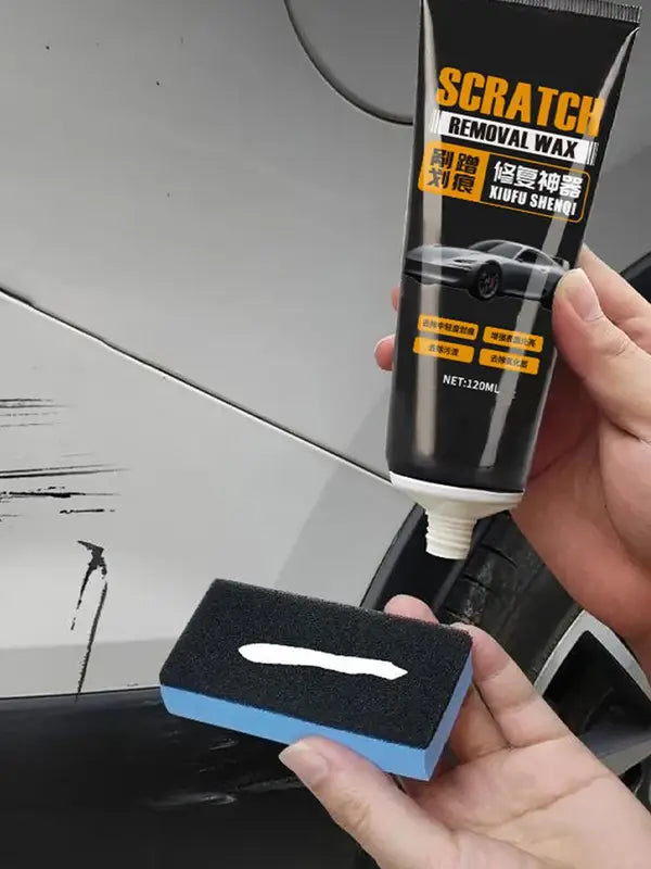 Car Scratch Repair Wax 120ml - Surface Restoration and Gloss Enhancement