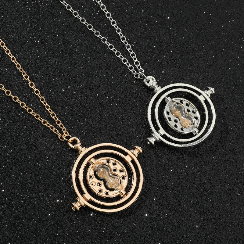 Rotatable Hourglass Necklace Timer - Magic School Cosplay Prop, Astronomical Time Converter