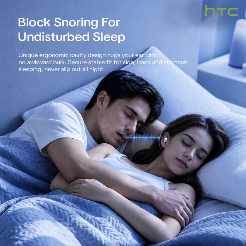 Sleep Wireless Bluetooth Earbuds for Side Sleepers Noise Isolation Portable Headset
