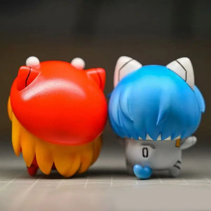 Anime Action Figures Set - Evangelions Ayanami Rei & Asuka Collectible Dolls for Fans