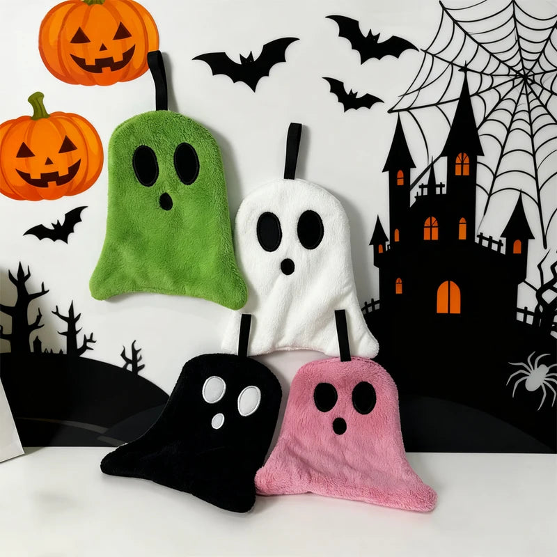 Halloween Hand Towels Set - Soft Absorbent Bathroom Kitchen Decor
