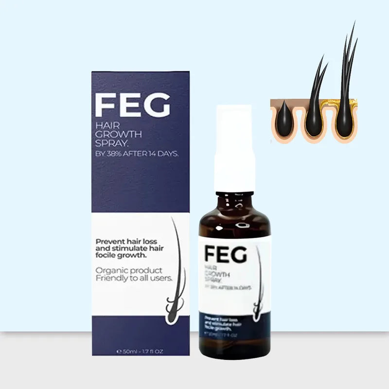Hair Growth Spray for Hair Loss Prevention & Stimulating Hair Follicles 50ml