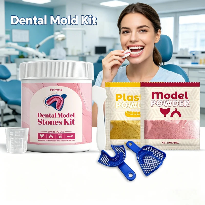 Dental Mold Kit Teeth Impression and Model Making Set - DIY Oral Care Tool
