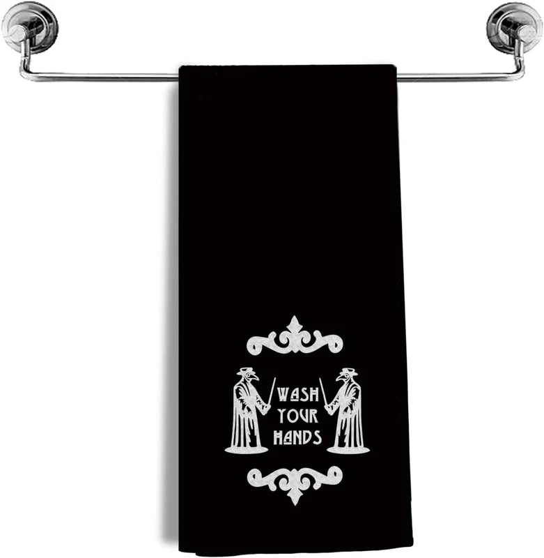 Halloween Hand Towels for Bathroom Kitchen Gothic Horror Decor