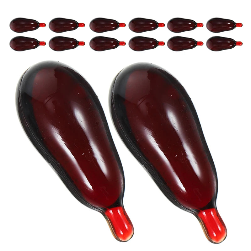 20pcs Fake Blood Capsules for Halloween Cosplay Pranks Makeup Props
