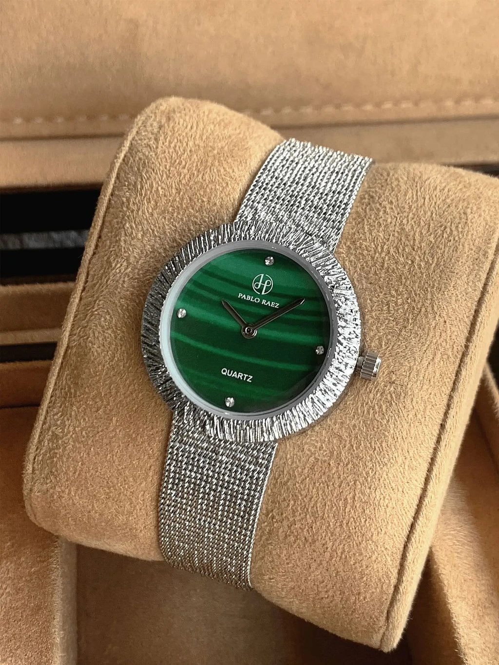 Women's Water-Resistant Quartz Watch with Adjustable Milanese Strap - Multiple Colors