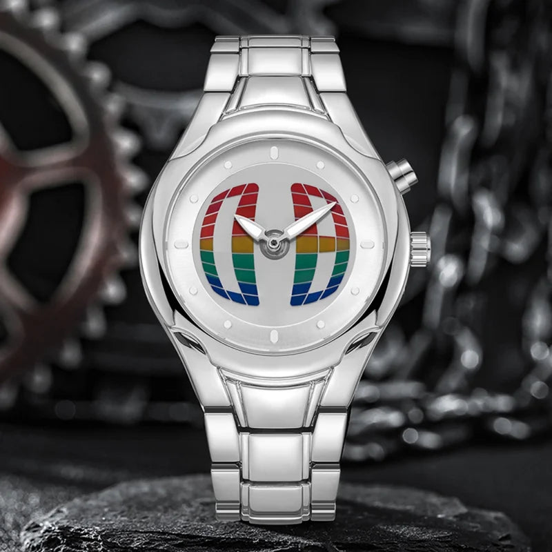 Digital Men’s Watch with Dual Display Waterproof Quartz Wristwatch - Multiple Colors
