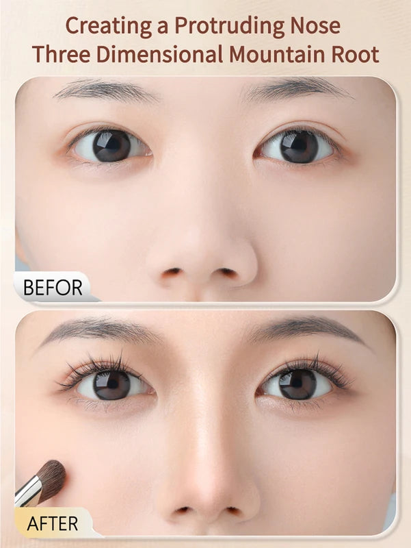 Soft Makeup Nose Shadow Brush for Sculpting and Dyeing - Diagonal Tool