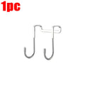 Stainless Steel S-Shape Hooks Set for Kitchen & Bathroom Storage - 5 Pack