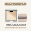 Matte Finish Pressed Powder with Oil Control - Longlasting Waterproof Concealer