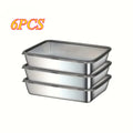 Pro Stainless Baking Trays Set with Lids - Non-Stick & Easy-Clean for Roasting Veggies & Meats