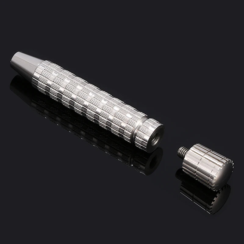 Men's Stainless Steel Double Edge Safety Razor Handle - Manual Shaver Accessory