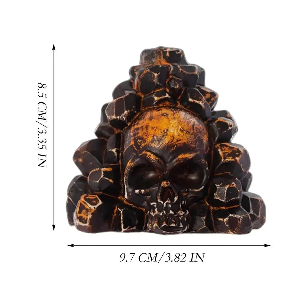Aztec Skull Whistle Noise Maker - Spooky Cultural Decoration & Party Prop