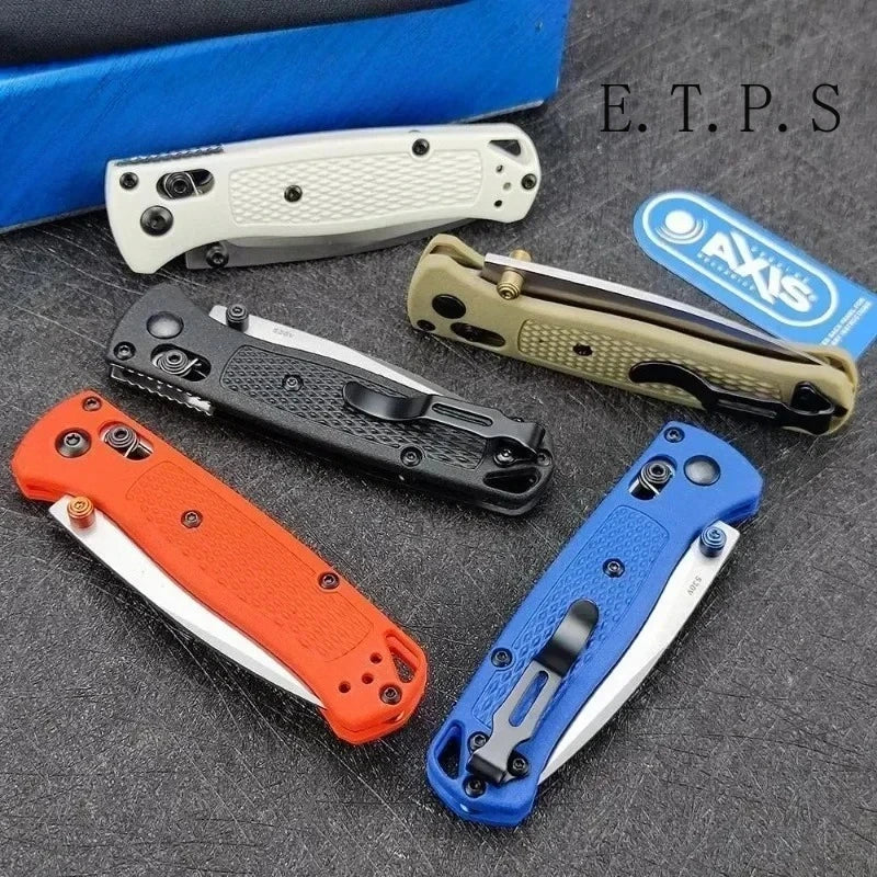 Mini Folding Knife with AXIS Lock and Nylon Handle - Outdoor Survival & Camping Tool