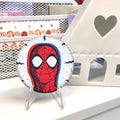 Round Badge Brooch for Clothing Backpack Accessories - Spider Man Cartoon Design