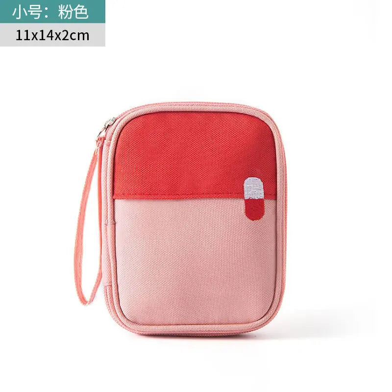 Large Capacity Travel Medicine Organizer Bag - Portable Health Kit for Camping & Home