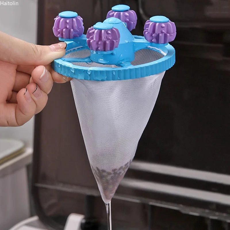 Reusable Laundry Filter Bag for Washing Machine Lint Pet Hair Dirt Collection