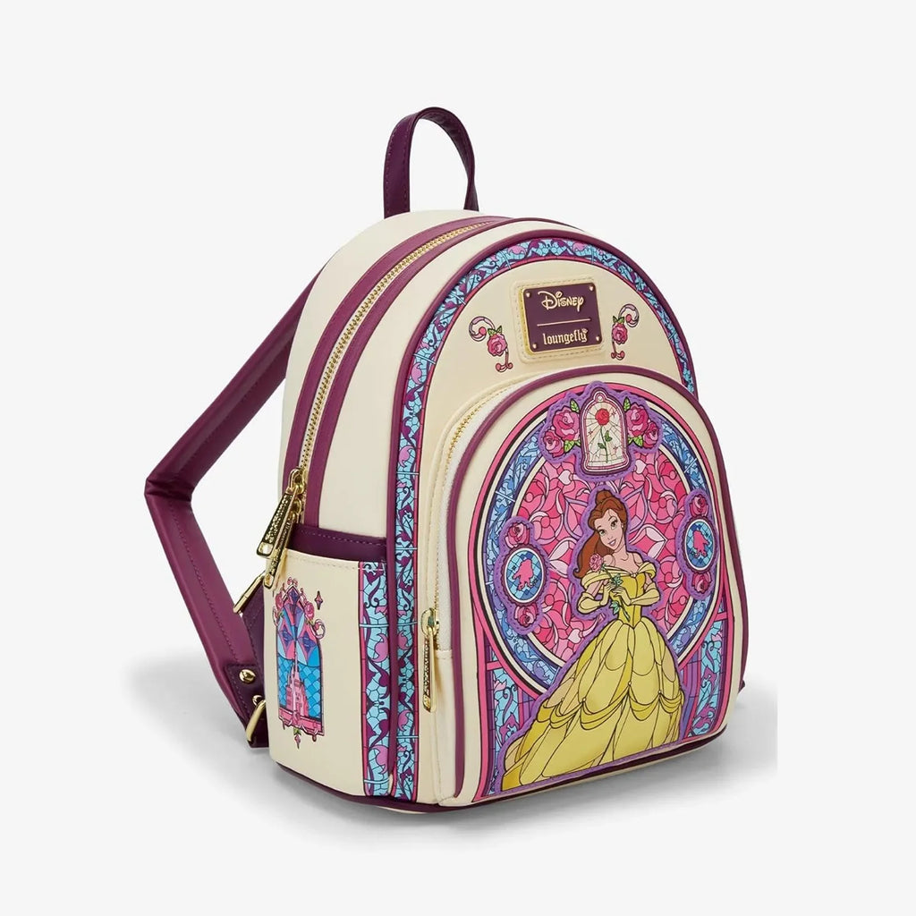 Belle Stained Glass Mini Backpack - Beauty and the Beast Character