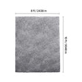 8 x 10 ft Plush Area Rug - Soft Furry Shag Carpet for Living Room & Bedroom