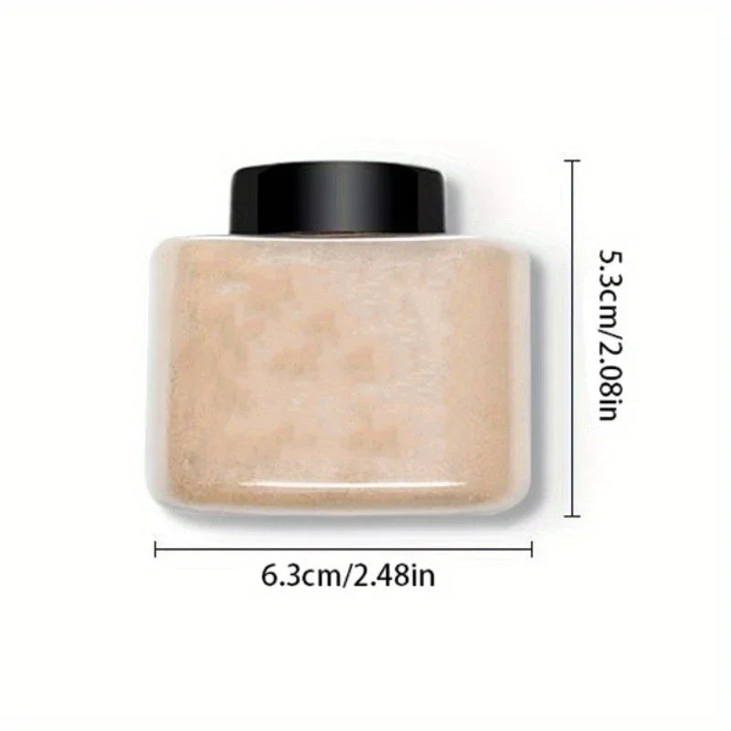 Luxury Face Powder for Women - Oil-Control Loose Foundation with Multiple Colors