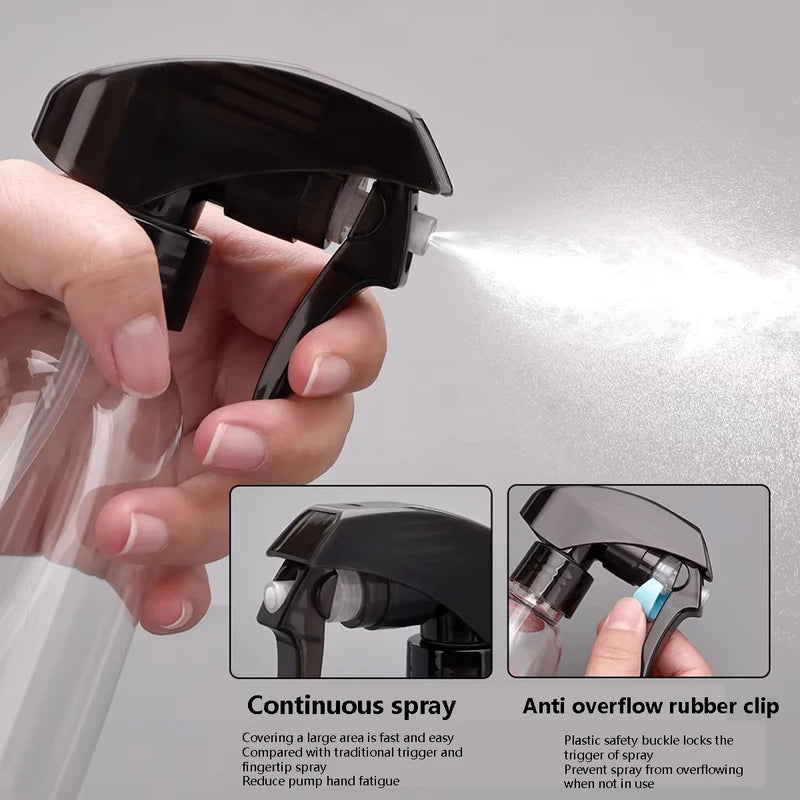 Refillable Water Spray Bottle with Fine Mist for Hairdressing & Home Use