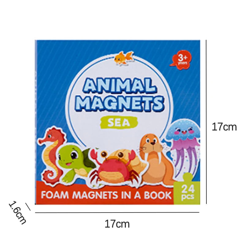 Magnetic Cognitive Puzzle Book Clip for Children's Fine Motor Skills and Imaginative Play