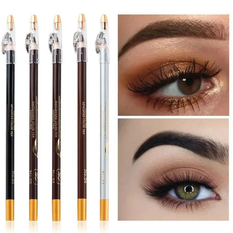 Waterproof Eyebrow Pencil Set - Long Lasting, Microblading, Natural Finish