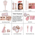 Fantasy Princess Makeup Set with Eyeshadow Blush Lipstick Loose Powder - Long Lasting Cosmetics Kit