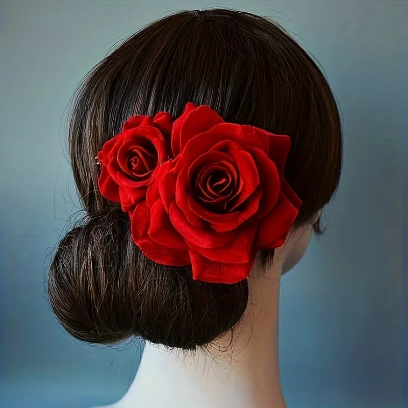Elegant Rose Hairpin for Wedding and Special Occasions