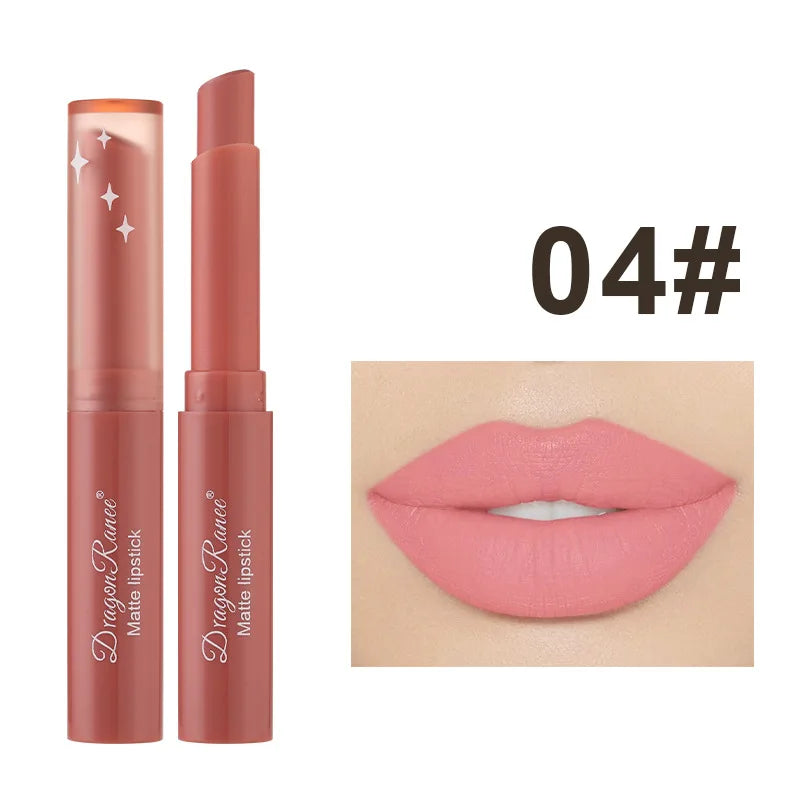 Waterproof Matte Lipstick & Lip Liner Pen Set - Long Lasting, 12 Colors