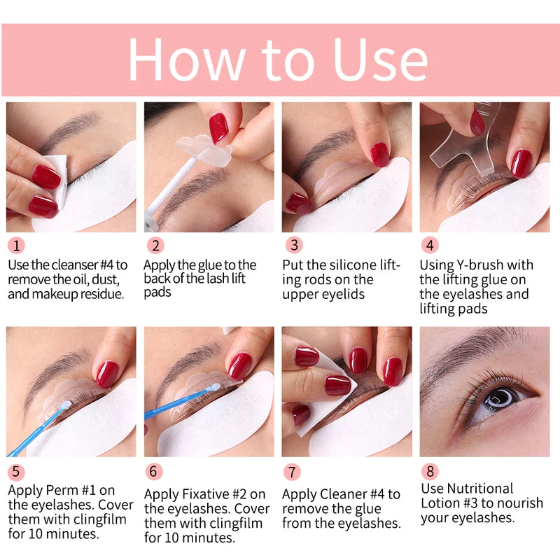 Lash Lift Kit Eyelash Perm & Enhancer for Long-Lasting Curled Lashes