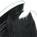 Invisible Feather Hair Extensions - Natural Human Hair Long Straight Sew-In Wefts