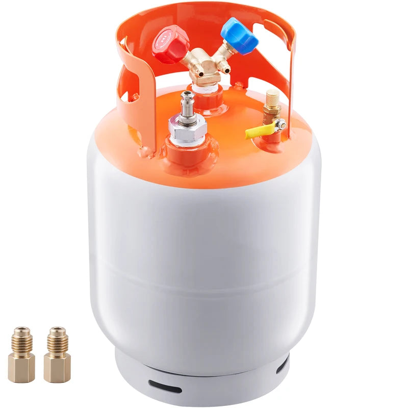 30 lbs Refrigerant Recovery Tank with Float Switch for All Refrigerants HVAC Tool