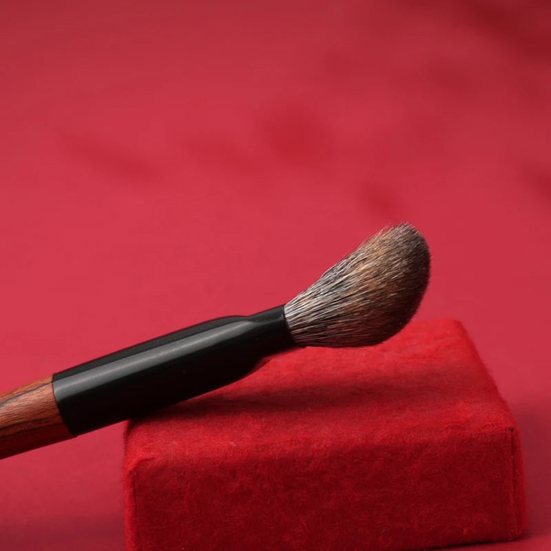 Professional Makeup Brush 219 Soft Goat & Squirrel Hair Blush Contour Brush Rosewood Handle