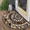 Flower Floor Mats Non-Slip Entryway Bathroom Rug - Soft & Easy to Clean