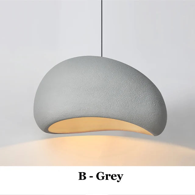 Modern Nordic Wabi-Sabi Pendant Lamps for Dining & Living Room LED Ceiling Light