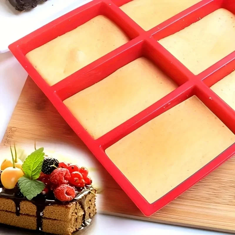 Silicone Mini Loaf Pan 9-Cavity Non-Stick Bread & Cake Mold