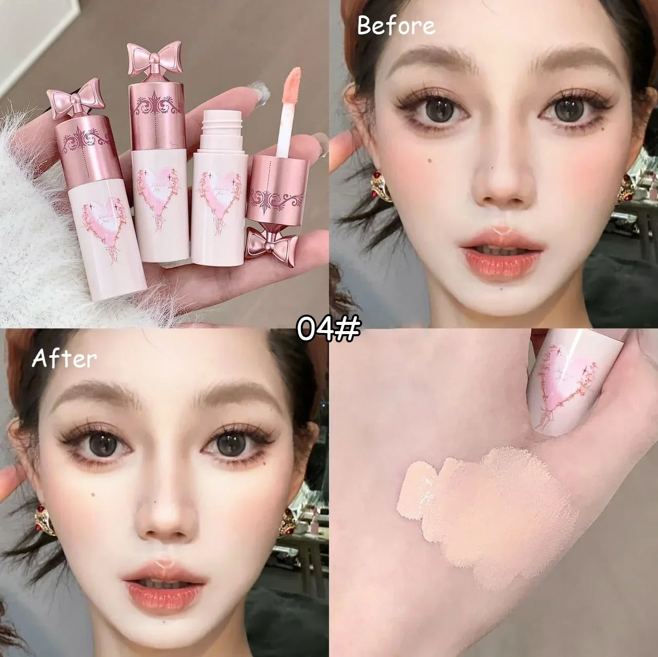 Liquid Brightening Concealer Stick for Acne & Dark Circles - Matte Face Highlight