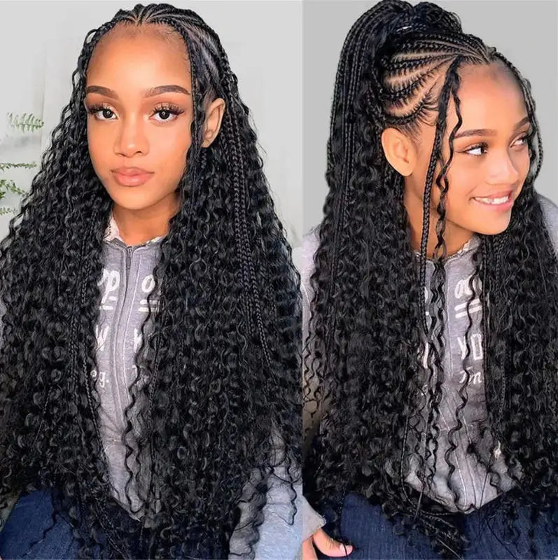 Deep Water Wave Braiding Hair Bulk No Weft 110g Thick Curly Extensions