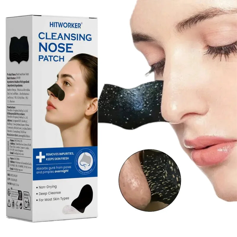 Alcohol-Free Nose Cleaning Strips - Deep Pore Cleansing & Oil Removal