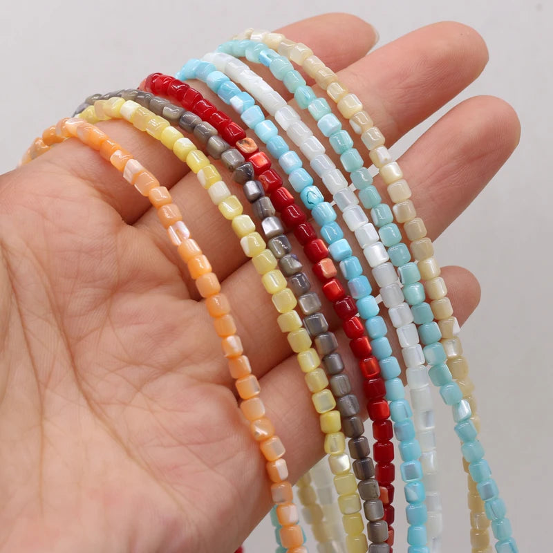 Natural Mother of Pearl Sea Shell Beads for Jewelry Making DIY Bracelets & Necklaces