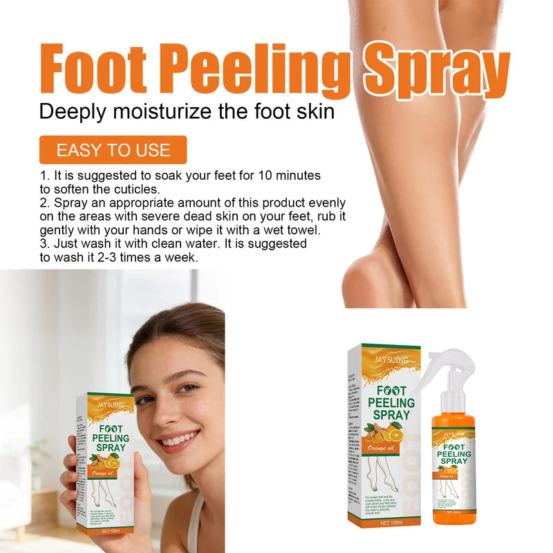 Foot Peeling Spray Exfoliates Dead Skin & Repairs Cracks - 100ml