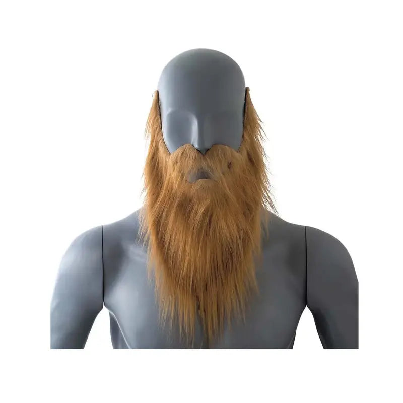 Funny Brown Fake Bushy Beard for Disguise, Role Play, Costume & Party