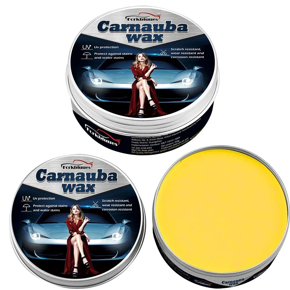 Car Wax Crystal Plating Set Hard Glossy Paint Coating Scratch Repair with Sponge